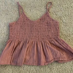 pink tank top size xs